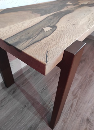 Bureau en bois massif sur mesure