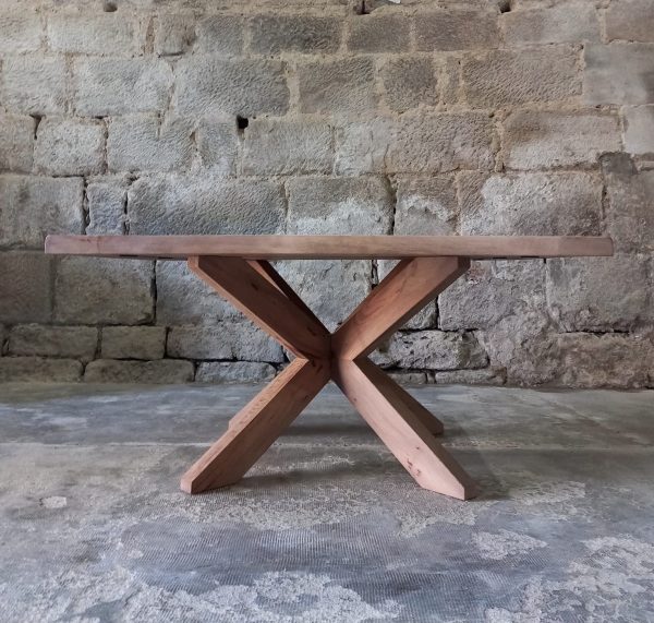 Table carrée en chêne sur mesure