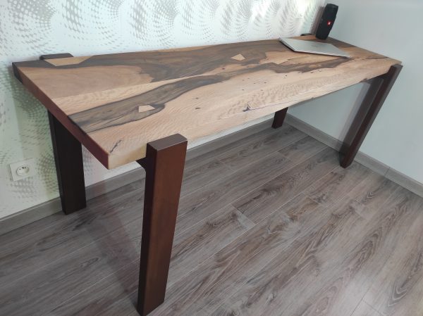 Bureau en bois massif sur mesure