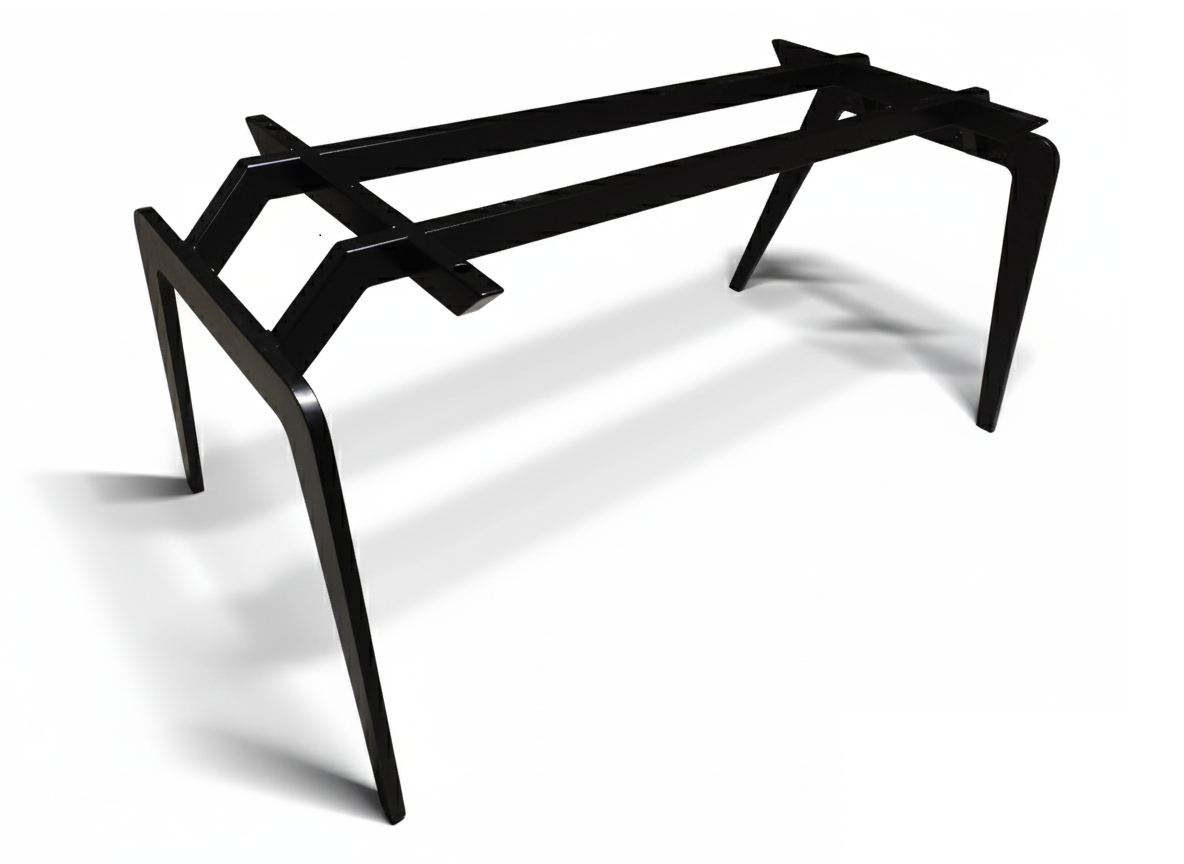 Pied de bureau design en métal. Fait main.