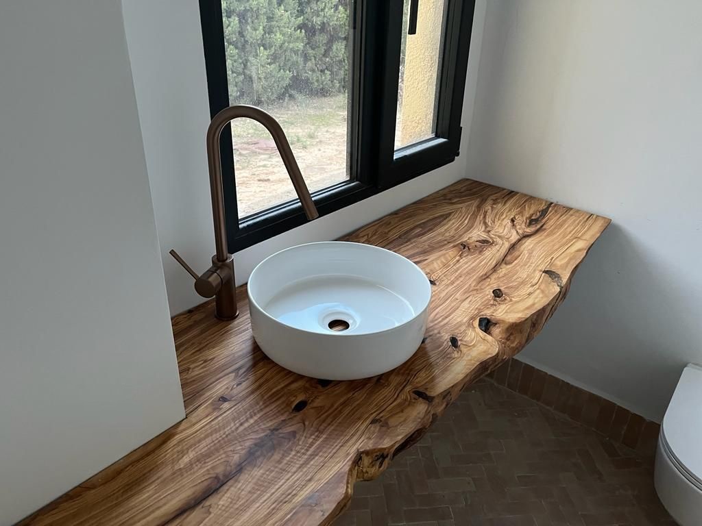 Plan vasque bois sur-mesure