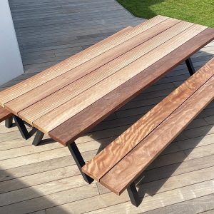 Table bois extérieur sur mesure