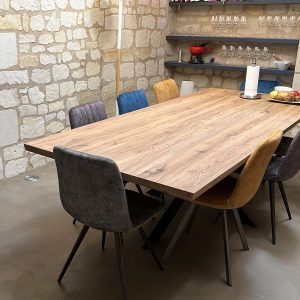 Table en chêne massif sur mesure