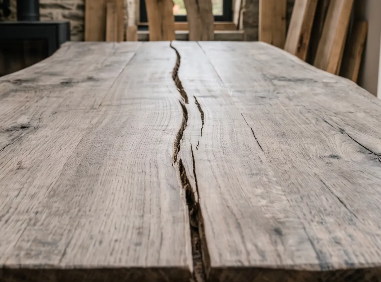 Comment se comporte une table en bois massif face aux variations de température et d’humidité ?